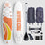 Inflatable Paddle Board kit with pump, paddle, carry bag, and more.-Techville Store